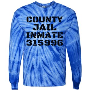 COUNTY JAIL INMATE 315996 Halloween DIY Gift Group Tie-Dye Long Sleeve Shirt