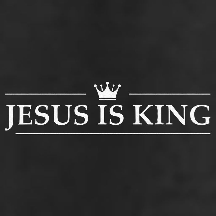 Christian Jesus Is King Design Crown Golf Towel