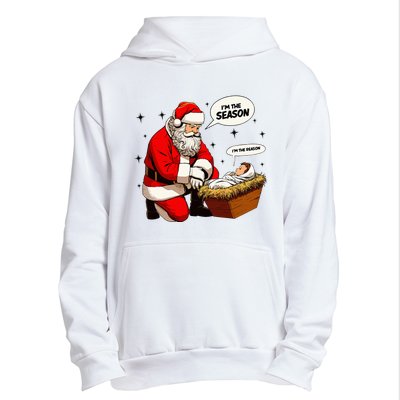 Christmas Jesus Is The Reason For The Season Christian Santa Urban Pullover Hoodie