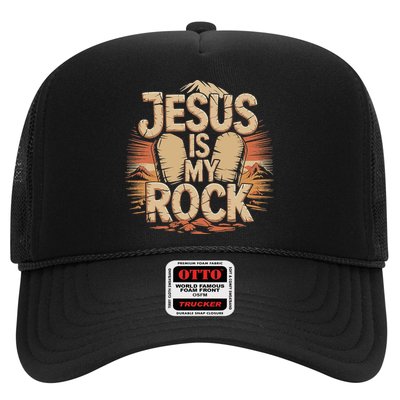 Christian Jesus Is My Rock Bible Verse Biblical Hat