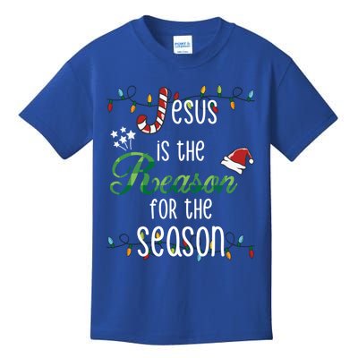 Christ Jesus Is The Reason For The Season Tee Sign Christmas Gift Kids T-Shirt