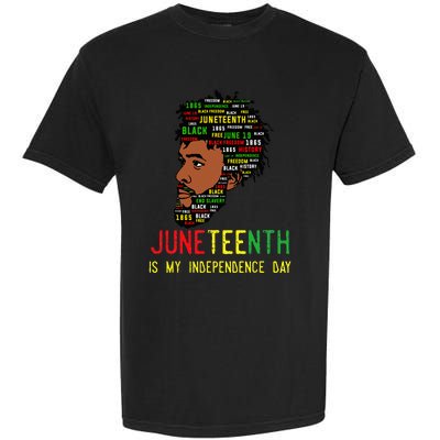 Celebrate Juneteenth Independence Day Black Fathers Day Garment-Dyed Heavyweight T-Shirt