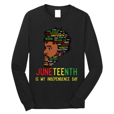 Celebrate Juneteenth Independence Day Black Fathers Day Long Sleeve Shirt