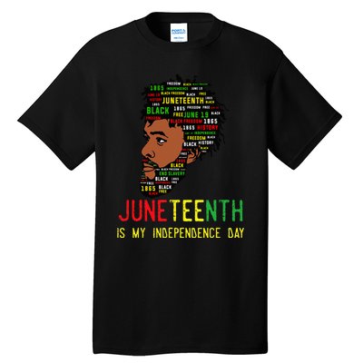 Celebrate Juneteenth Independence Day Black Fathers Day Tall T-Shirt