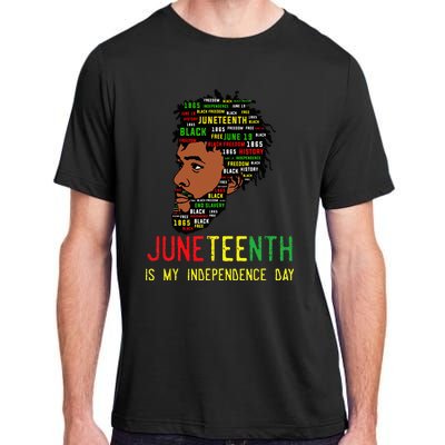 Celebrate Juneteenth Independence Day Black Fathers Day Adult ChromaSoft Performance T-Shirt