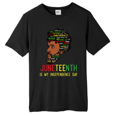 Celebrate Juneteenth Independence Day Black Fathers Day Tall Fusion ChromaSoft Performance T-Shirt