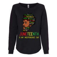 Celebrate Juneteenth Independence Day Black Fathers Day Womens California Wash Sweatshirt