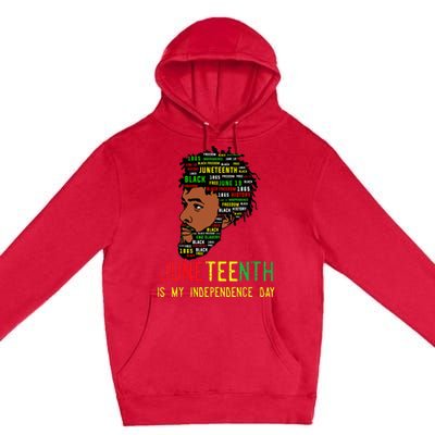 Celebrate Juneteenth Independence Day Black Fathers Day Premium Pullover Hoodie