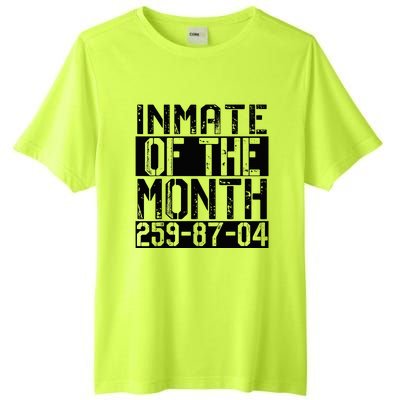 County Jail Inmate Of The Month Prisoner Costume Halloween Tall Fusion ChromaSoft Performance T-Shirt