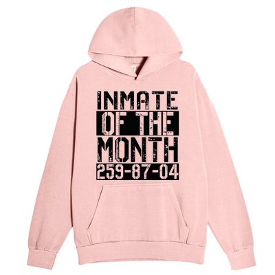 County Jail Inmate Of The Month Prisoner Costume Halloween Urban Pullover Hoodie