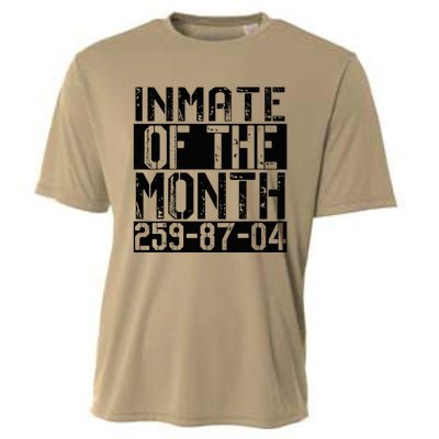 County Jail Inmate Of The Month Prisoner Costume Halloween Cooling Performance Crew T-Shirt