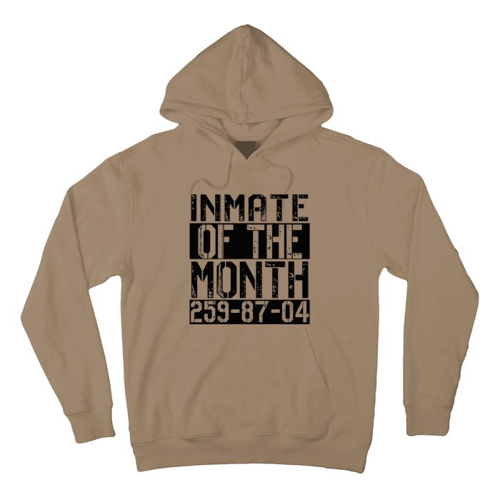 County Jail Inmate Of The Month Prisoner Costume Halloween Hoodie