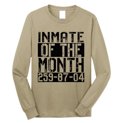 County Jail Inmate Of The Month Prisoner Costume Halloween Long Sleeve Shirt