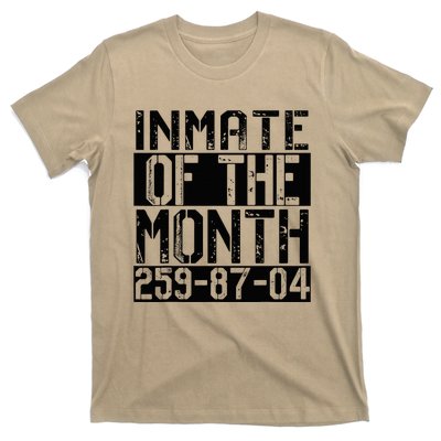 County Jail Inmate Of The Month Prisoner Costume Halloween T-Shirt