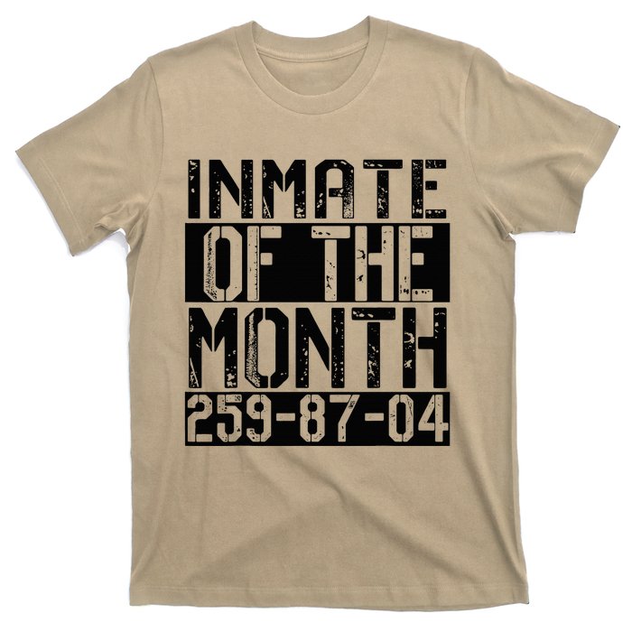 County Jail Inmate Of The Month Prisoner Costume Halloween T-Shirt