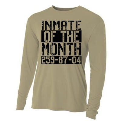 County Jail Inmate Of The Month Prisoner Costume Halloween Cooling Performance Long Sleeve Crew