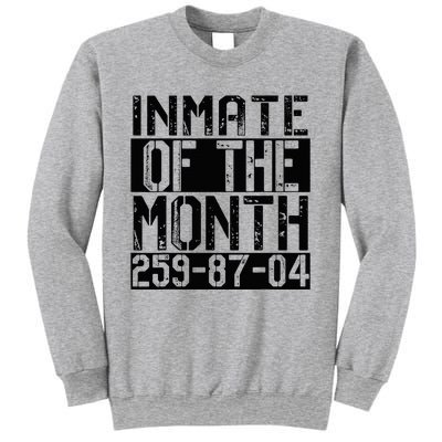 County Jail Inmate Of The Month Prisoner Costume Halloween Sweatshirt