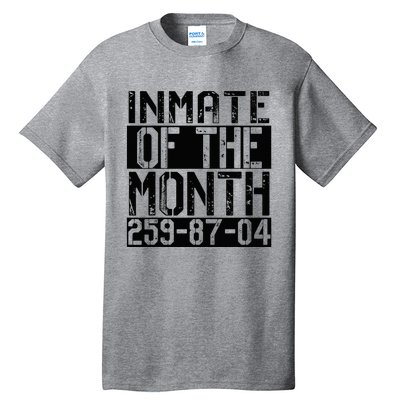 County Jail Inmate Of The Month Prisoner Costume Halloween Tall T-Shirt