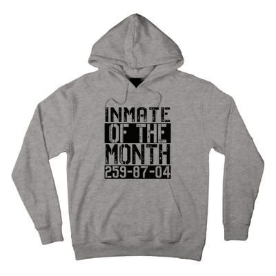 County Jail Inmate Of The Month Prisoner Costume Halloween Tall Hoodie