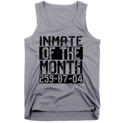 County Jail Inmate Of The Month Prisoner Costume Halloween Tank Top