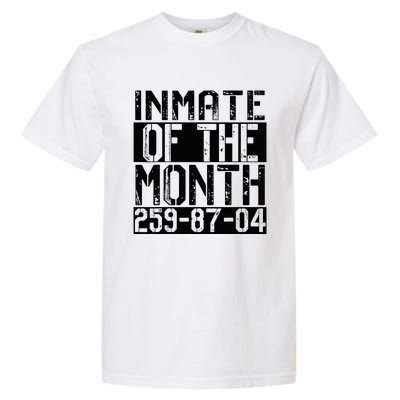 County Jail Inmate Of The Month Prisoner Costume Halloween Garment-Dyed Heavyweight T-Shirt