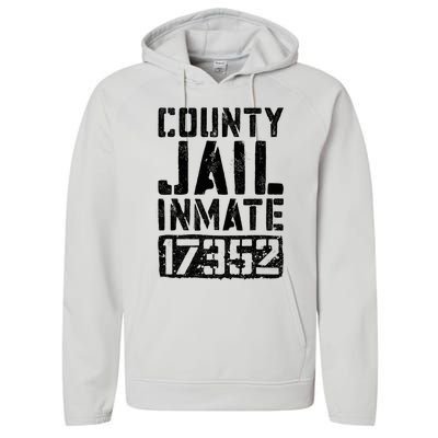 County Jail Inmate Inmate Costume Performance Fleece Hoodie