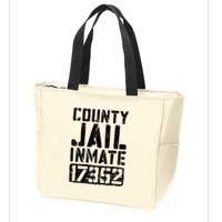 County Jail Inmate Inmate Costume Zip Tote Bag