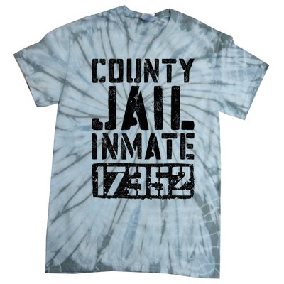 County Jail Inmate Inmate Costume Tie-Dye T-Shirt