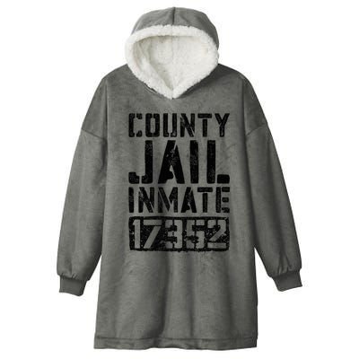 County Jail Inmate Inmate Costume Hooded Wearable Blanket