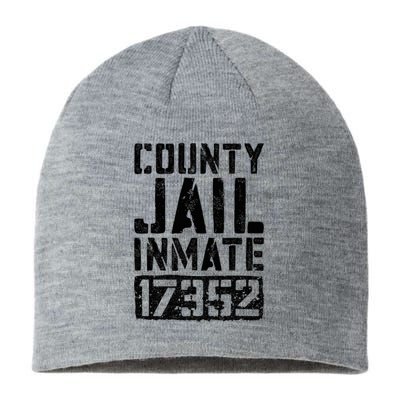 County Jail Inmate Inmate Costume Sustainable Beanie