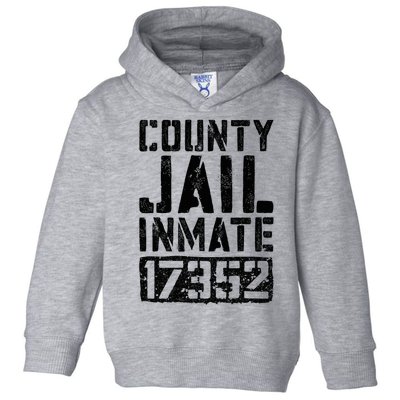 County Jail Inmate Inmate Costume Toddler Hoodie