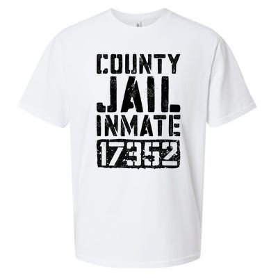 County Jail Inmate Inmate Costume Sueded Cloud Jersey T-Shirt