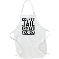 County Jail Inmate Inmate Costume Full-Length Apron With Pockets