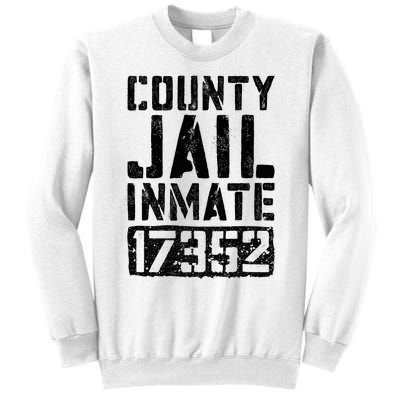 County Jail Inmate Inmate Costume Sweatshirt