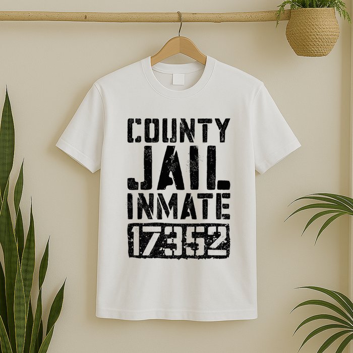 County Jail Inmate Inmate Costume T-Shirt