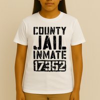County Jail Inmate Inmate Costume T-Shirt