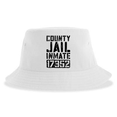 County Jail Inmate Inmate Costume Sustainable Bucket Hat