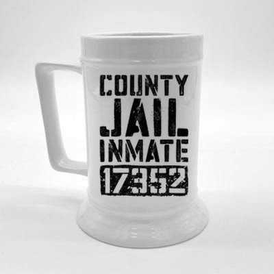 County Jail Inmate Inmate Costume Beer Stein