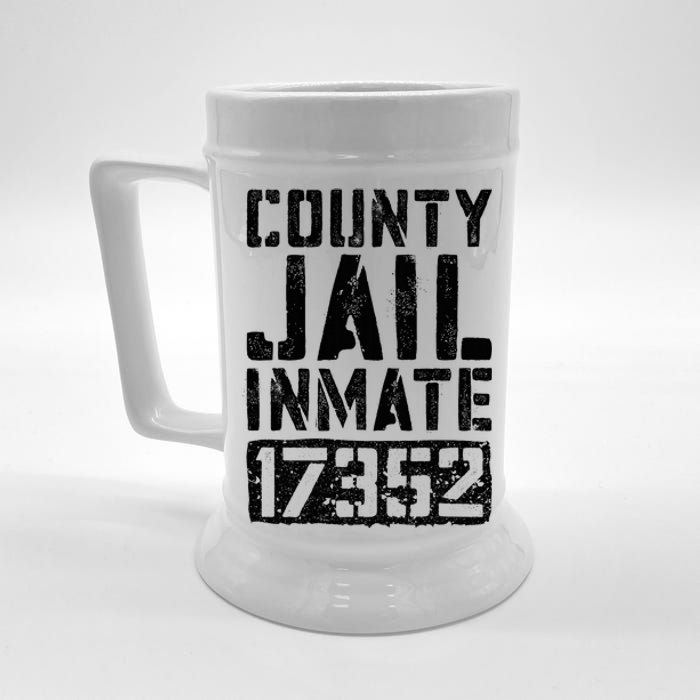 County Jail Inmate Inmate Costume Beer Stein