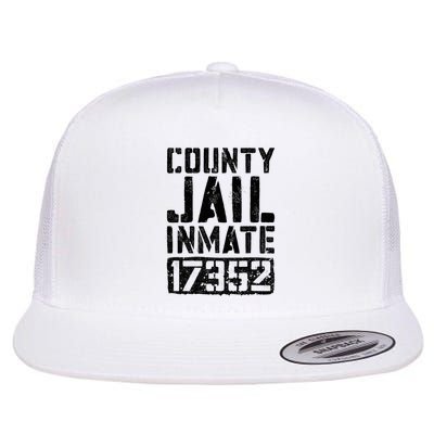 County Jail Inmate Inmate Costume Flatbill Hat