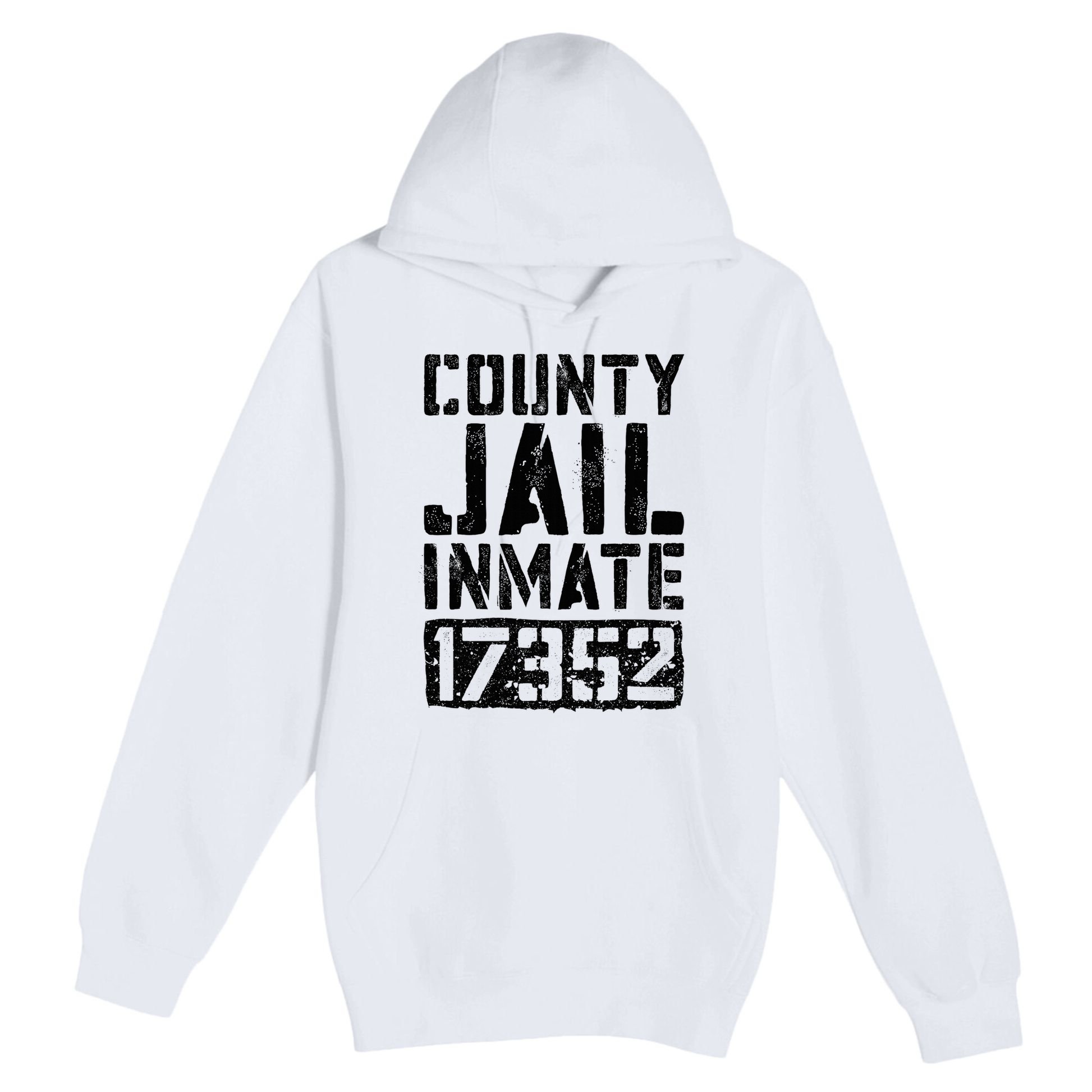 County Jail Inmate Inmate Costume Premium Pullover Hoodie