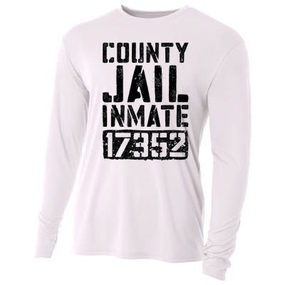 County Jail Inmate Inmate Costume Cooling Performance Long Sleeve Crew