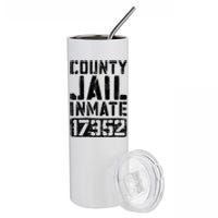 County Jail Inmate Inmate Costume Stainless Steel Tumbler