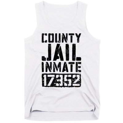 County Jail Inmate Inmate Costume Tank Top