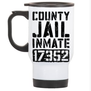 County Jail Inmate Inmate Costume Stainless Steel Travel Mug