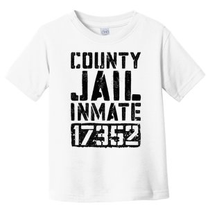 County Jail Inmate Inmate Costume Toddler T-Shirt