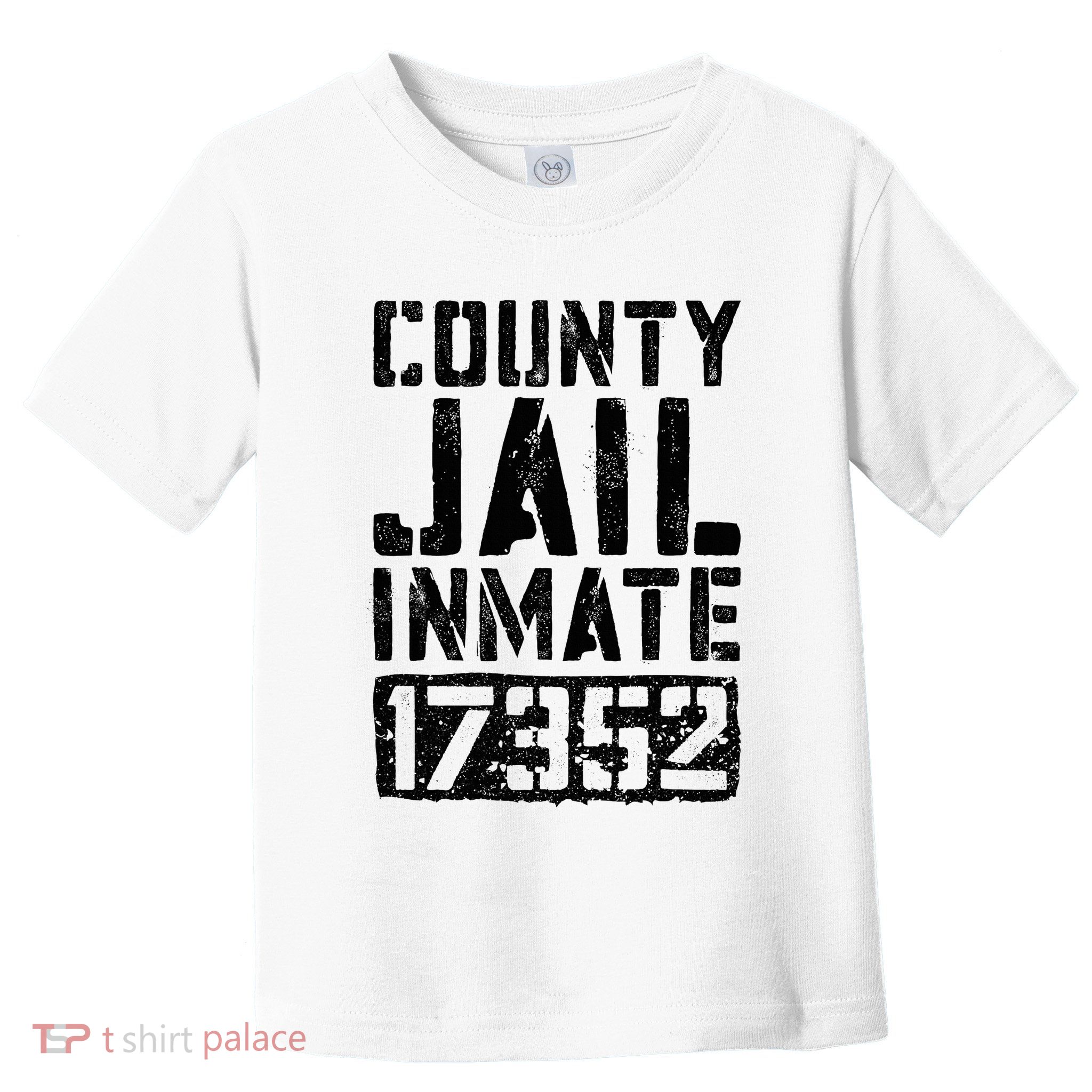 County Jail Inmate Inmate Costume Toddler T-Shirt