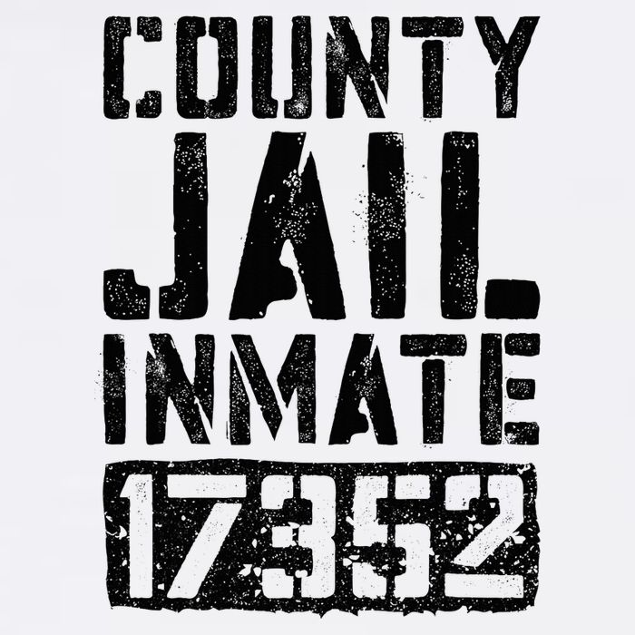 County Jail Inmate Inmate Costume Women's Crop Top Tee