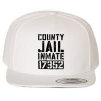 County Jail Inmate Inmate Costume Wool Snapback Cap