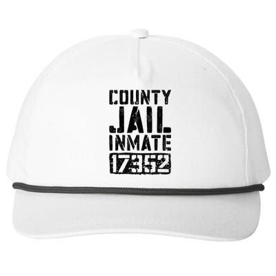 County Jail Inmate Inmate Costume Snapback Five-Panel Rope Hat